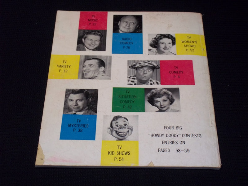 1954 #4 WHO'S WHO IN TV & RADIO MAGAZINE - EDDIE FISHER FRONT COVER - E 13715