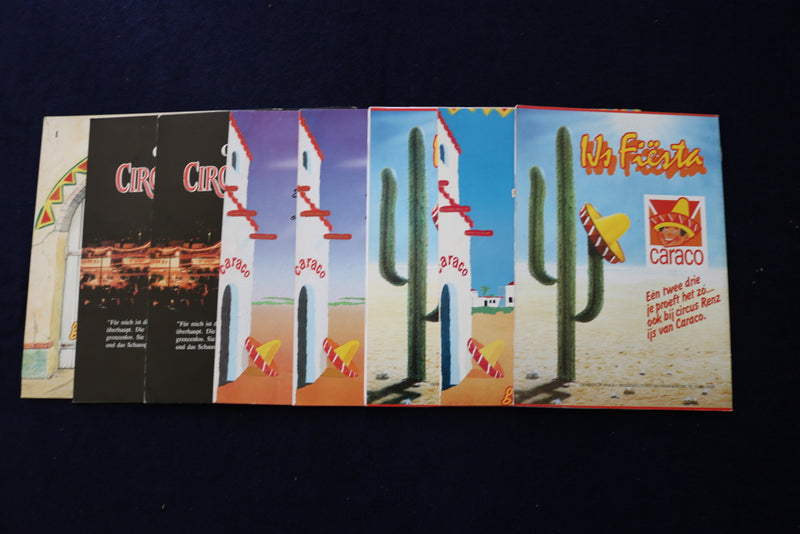 1990'S CIRCUS RENZ PROGRAMS - DUTCH - LOT OF 8 - O 3526