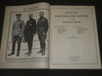 1920 LESLIE'S PHOTOGRAPHIC REVIEW OF THE GREAT WAR - PHOTOS OF WWI - KD 1350R