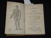 1853 A TREATISE OF ANATOMY BOOK BY CALVIN CUTTER, M. D - NICE ILLUS. - J 8118