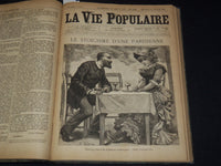 1884 JAN-MAR LA VIE POPULAIRE MAGAZINE BOUND VOLUME #1- EMILE ZOLA - KD 7462C