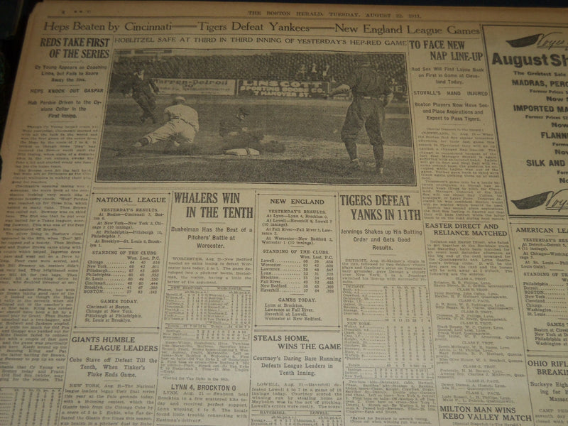 1911 AUGUST 22 THE BOSTON HERALD - HUGE PROFITS IN NEW KIND OF INSURANCE- BH 311