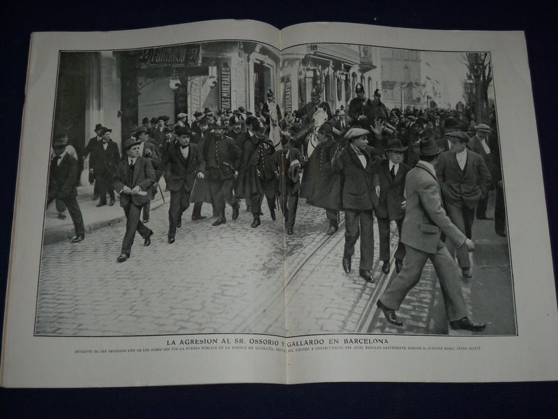 1914 FEBRUARY 15 BLANCO Y NEGRO SPANISH MAGAZINE - ILLUSTRATIONS & ADS - J 1500
