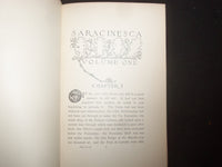 1899 SARACINESCA HARDCOVER BOOKS BY F. MARION CRAWFORD - 2 VOLUMES - KD 9277