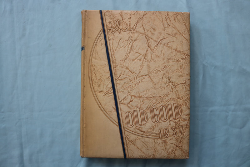 1937 OLD GOLD IOWA STATE TEACHERS COLLEGE YEARBOOK - CEDAR FALL, IOWA - YB 3577