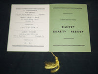 1935 ALETHEA CARA GIRLS DINNER DANCE PROGRAM - PHILADELPHIA - J 8738