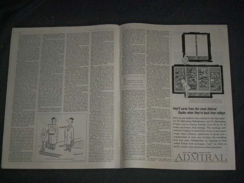 1961 APRIL 29 THE SATURDAY EVENING POST MAGAZINE - ILLUSTRATED COVER - SP 2481V