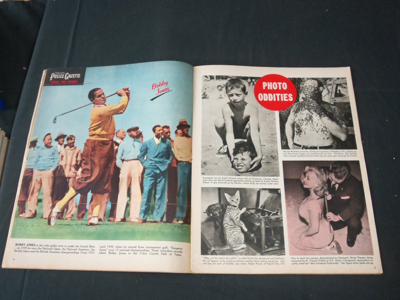 1958 JUNE THE NATIONAL POLICE GAZETTE MAGAZINE - JACKIE GLEASON - BARDOT- B 5686