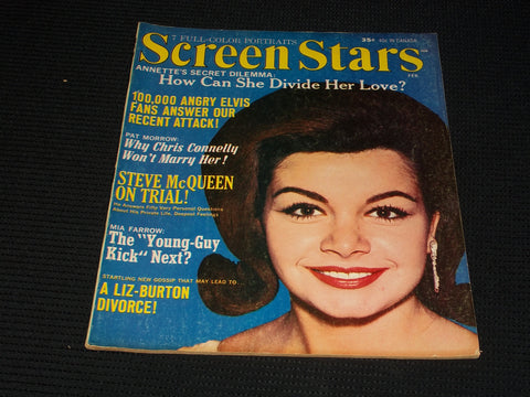 1966 FEBRUARY SCREEN STARS MAGAZINE - ANNETTE FUNICELLO FRONT COVER - E 3030