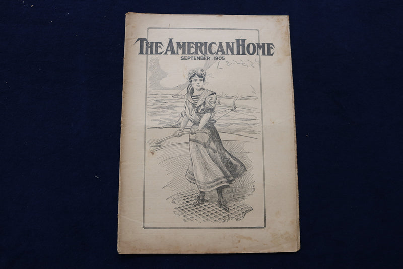 1905 SEPTEMBER THE AMERICAN HOME NEWSPAPER - NICE ILLUSTRATED COVER - NP 8680