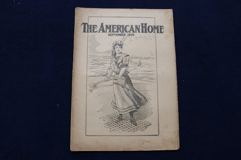 1905 SEPTEMBER THE AMERICAN HOME NEWSPAPER - NICE ILLUSTRATED COVER - NP 8680