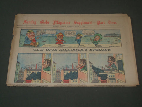 1908 JULY 12 SUNDAY BOSTON GLOBE SUPPLEMENT PART 2 - COLOR COMICS - NP 2798