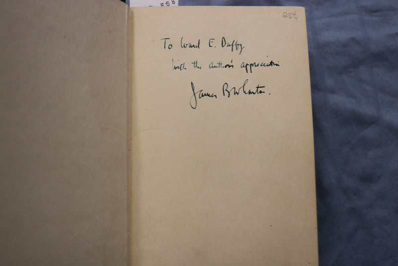1928 SQUAD HARDCOVER BOOK BY JAMES B. WHARTON - AUTHOR INSCRIBED - KD 9595