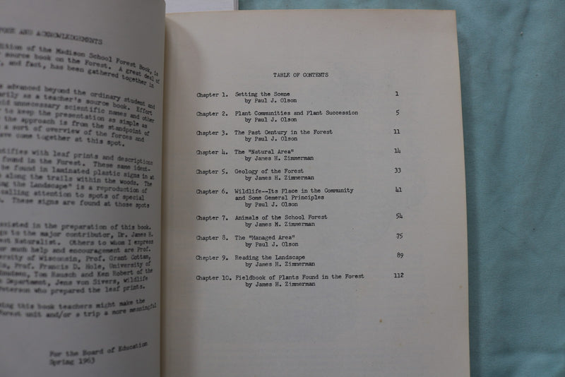 1963-1964 MADISON SCHOOL FOREST - LOT OF 2 - SOFTCOVER BOOKS - K 3271