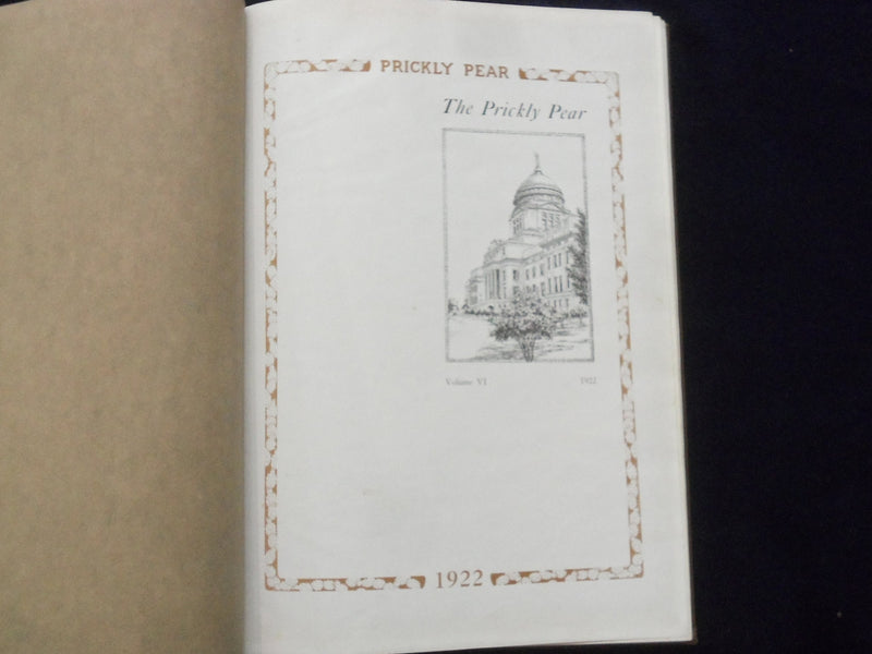 1922 THE PRICKLY PEAR INTERMOUNTAIN UNION COLLEGE YEARBOOK -HELENA, MT - YB 3113