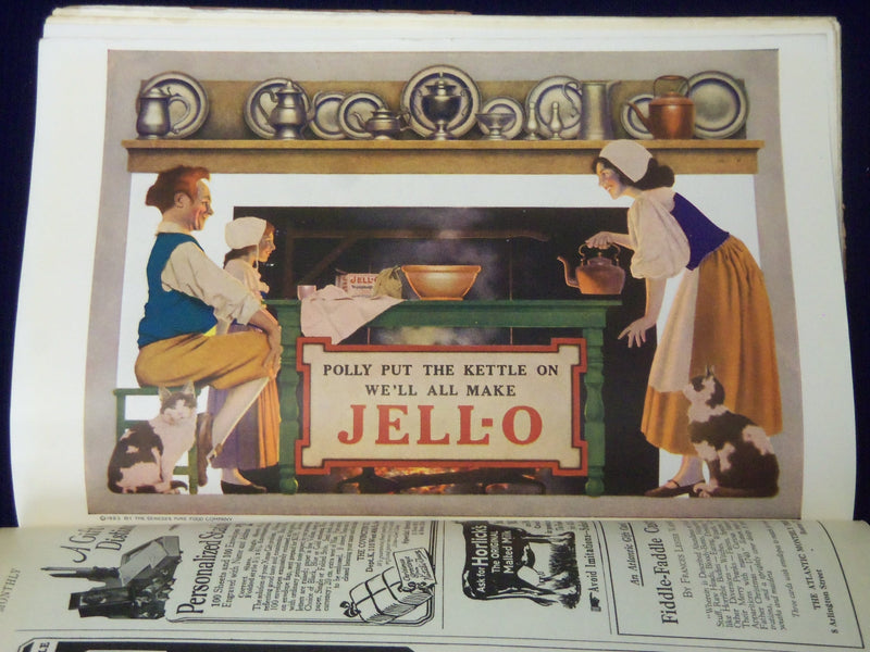1923 DECEMBER THE ATLANTIC MONTHLY MAGAZINE - MAXFIELD PARRISH AD - ST 5496