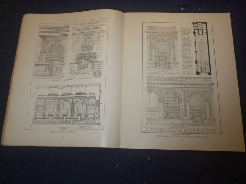 1907 FEBRUARY THE BRICKBUILDER MAGAZINE - THE BANK COMPLETION NUMBER - ST 528Q