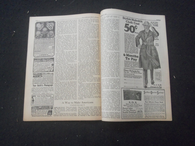 1923 JAN 19 THE AMERICAN LEGAION WEEKLY MAGAZINE- EDWARD PENFIELD COVER -SP 961Y