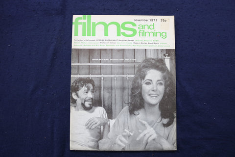 1971 NOV FILMS AND FILMING MAGAZINE - ELIZABETH TAYLOR & O'TOOLE COVER - E 17979
