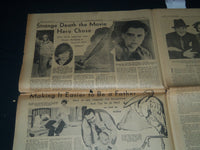 1937 JANUARY 3 SAN FRANCISCO CHRONICLE SUNDAY MAGAZINE SECTIONS -COMICS- NP 3706