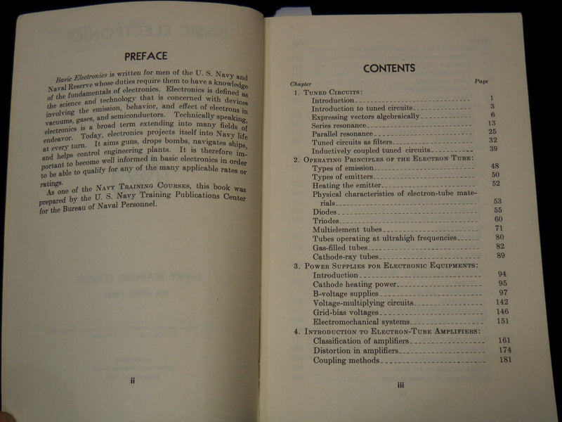 1955-1957 NAVY TRAINING COURSES - ELECTRONICS BOOKS LOT OF 2 - KD 4138