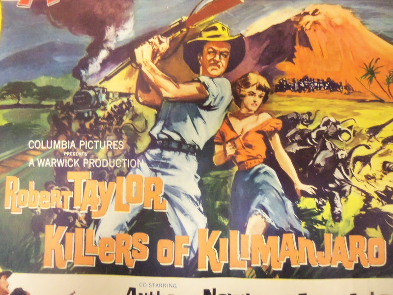1960 KILLERS OF KILIMANJARO ORIGINAL MOVIE POSTER - ANTHONY NEWLEY - P 230
