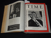 1937 JAN-MAR TIME MAGAZINE BOUND VOLUME - GREAT COVERS - NICE ADS - KD 3806N