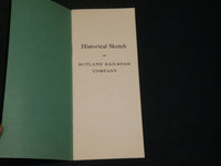 1949 RUTLAND RAILROAD COMPANY HISTORICAL SKETCH BOOK - SECOND EDITION - J 5956