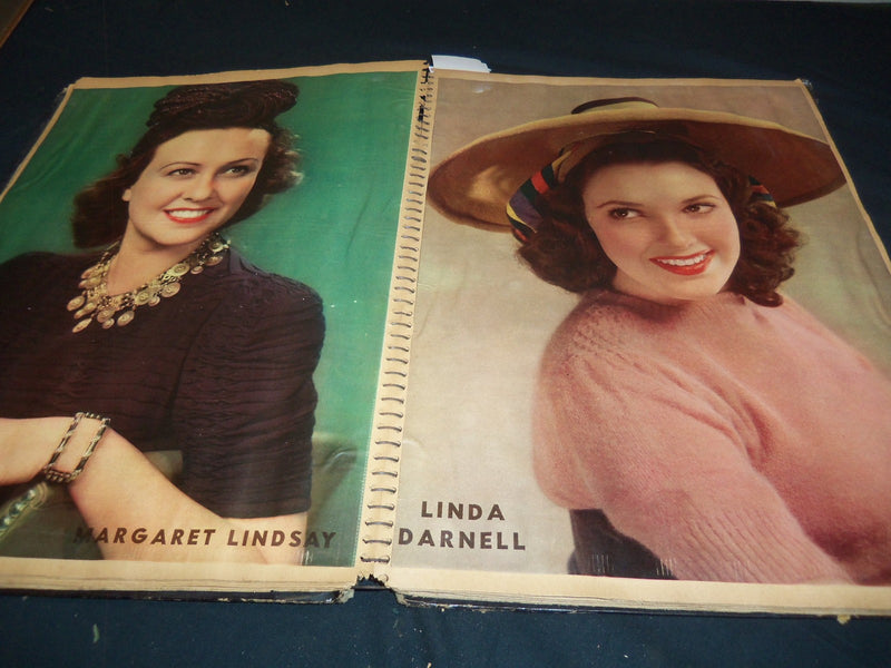 1940'S MOVIE STAR SCRAPBOOK - STEWART - TURNER - 12A