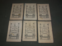 1873 HARPER'S MONTHLY MAGAZINE -LOT OF 12 -COMPLETE YEAR - STORIES & ADS-WR 518D