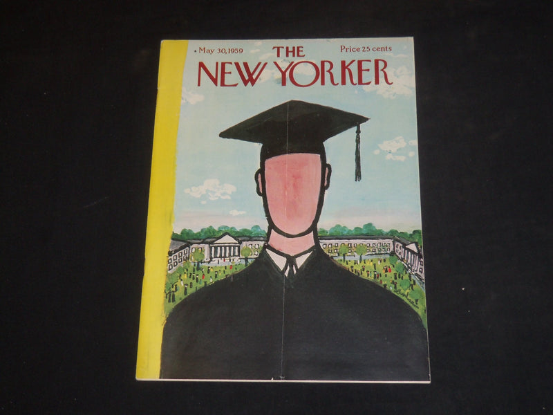 1959 MAY 30 THE NEW YORKER MAGAZINE - ILLUSTRATED COVER - NY 1066
