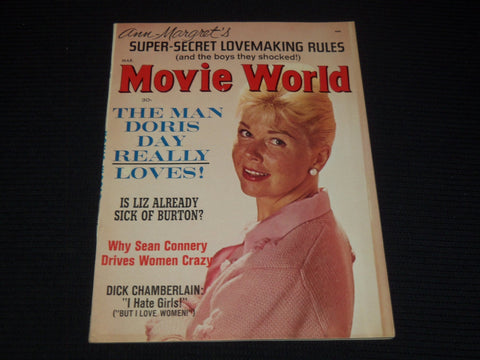 1964 MARCH MOVIE WORLD MAGAZINE - DORIS DAY COVER - E 12400
