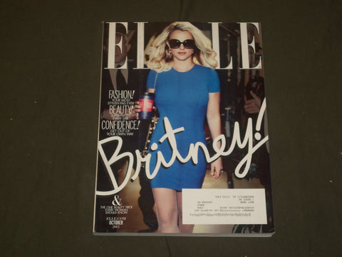 2012 OCTOBER ELLE MAGAZINE - BRITNEY SPEARS COVER - B 1893