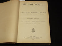 1870 JAN-JUNE APPLETON'S JOURNAL BOUND VOLUME NO. 3 - ILLUSTRATIONS - KD 7462H