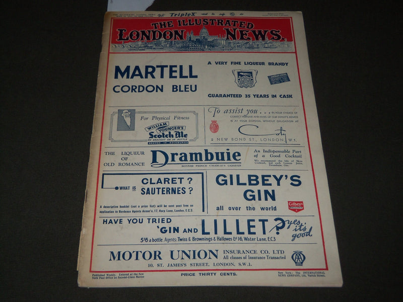 1937 APRIL 24 ILLUSTRATED LONDON NEWS MAGAZINE - GREAT PHOTOS - J 2765