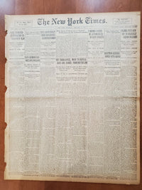 1921 FEBRUARY 3 NEW YORK TIMES - PALMER BANS WHOLESALE LIQUOR RELEASES - NT 8112