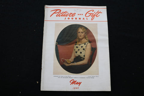 1949 MAY PICTURE AND GIFT JOURNAL MAGAZINE - PORTRAIT OF NAN COVER - SP 4176B