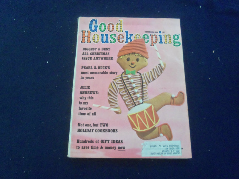 1966 DECEMBER GOOD HOUSEKEEPING MAGAZINE - NICE COVER, ARTICLES & ADS - F 514T