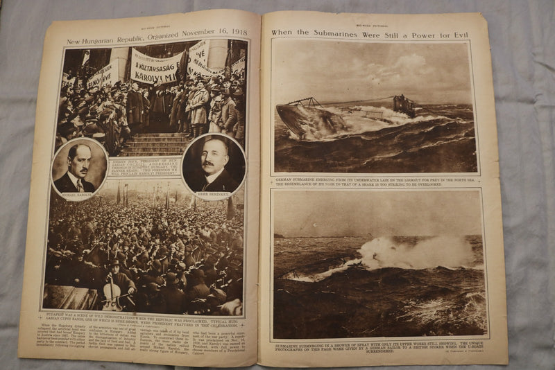1919 MAR 20 MID-WEEK PICTORIAL MAGAZINE SECTION - BOLSHEVISM IN RUSSIA - NP 9269