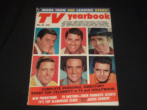 1963 NO. 15 TV YEARBOOK MAGAZINE - JAMES DRURY COVER - E 16223