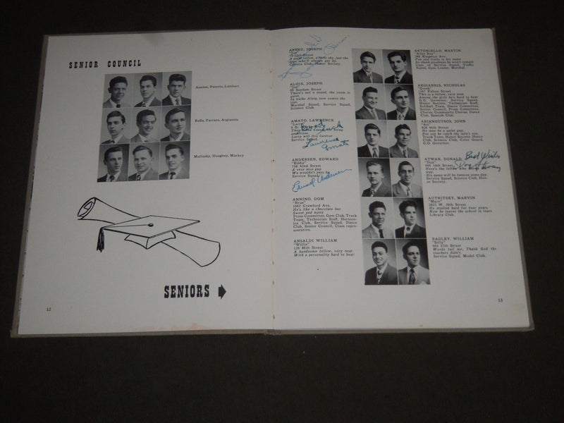 1949 TECHNICIAN ALEXANDER HAMILTON VOCATIONAL HIGH SCHOOL YEARBOOK - YB 931