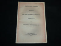 1853 OCTOBER 13 INAUGURAL ADDRESS DANVILLE THEOLOGICAL SEMINARY HUMPHREY- J 6676