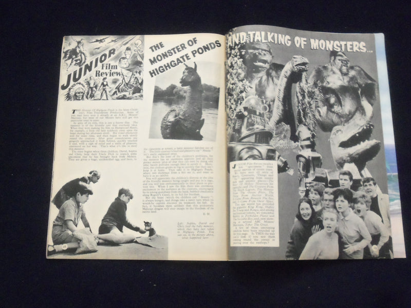 1961 OCTOBER FILM REVIEW MAGAZINE - LESLIE CARON - HORST BUCHHOLZ - J 9700