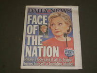 2016 SEPTEMBER 27 NEW YORK DAILY NEWS - CLINTON VS. TRUMP PRESIDENTIAL DEBATE