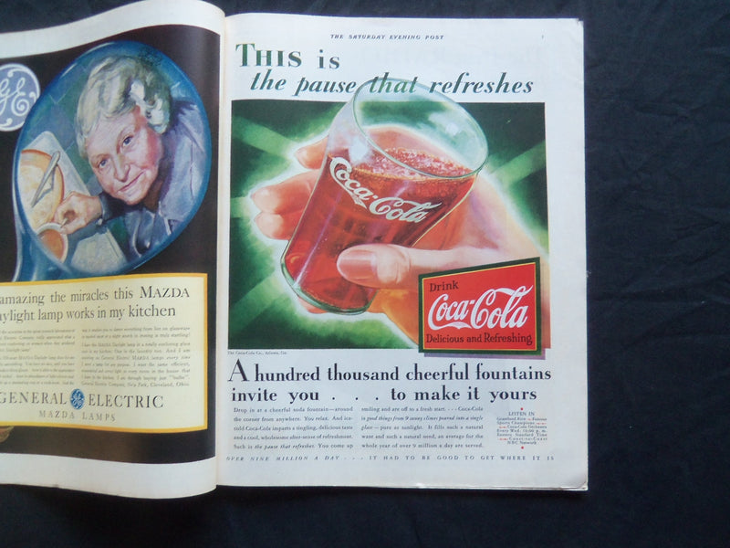 1932 FEBRUARY 20 THE SATURDAY EVENING POST MAGAZINE - ILLUSTRATED COVER -SP 1453