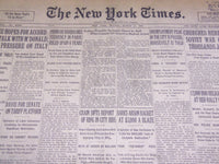 1930 MARCH 17 NEW YORK TIMES - SYDNEY FRANKLIN SERIOUSLY GORED BY BULL - NT 1673