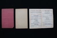 1920'S UNITED THEATRE MOVIE LISTINGS - LOT OF 3 - BROOKLYN, NEW YORK - K 2869