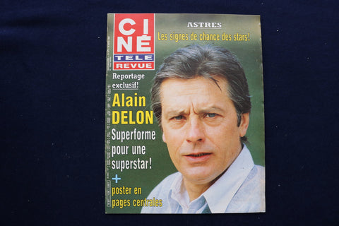 1986 APRIL 10 CINE TELE REVUE MAGAZINE - ALAIN DELON COVER - E 11978