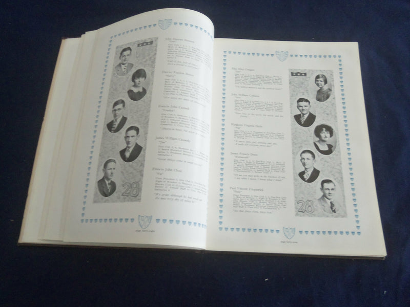 1928 THE THOMIST ST. THOMAS HIGH SCHOOL YEARBOOK - ROCKFORD, ILLINOIS - YB 2626
