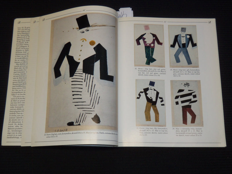 1990 SOMMARUTSTALLNING FERNAND LEGER & SVENSKA BALETTEN BOOK - J 9559